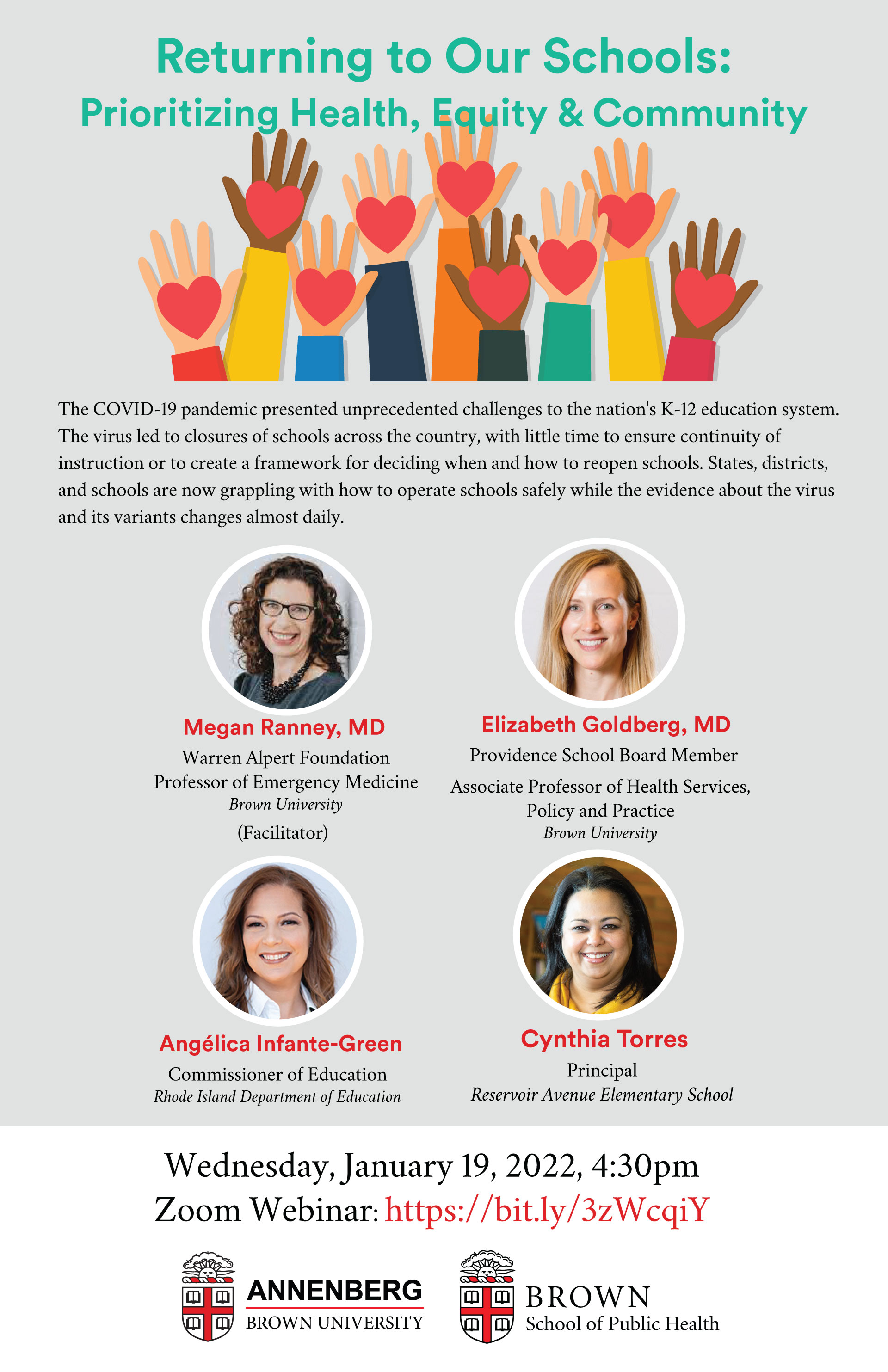 Returning to Our Schools: Prioritizing Health, Equity & Community